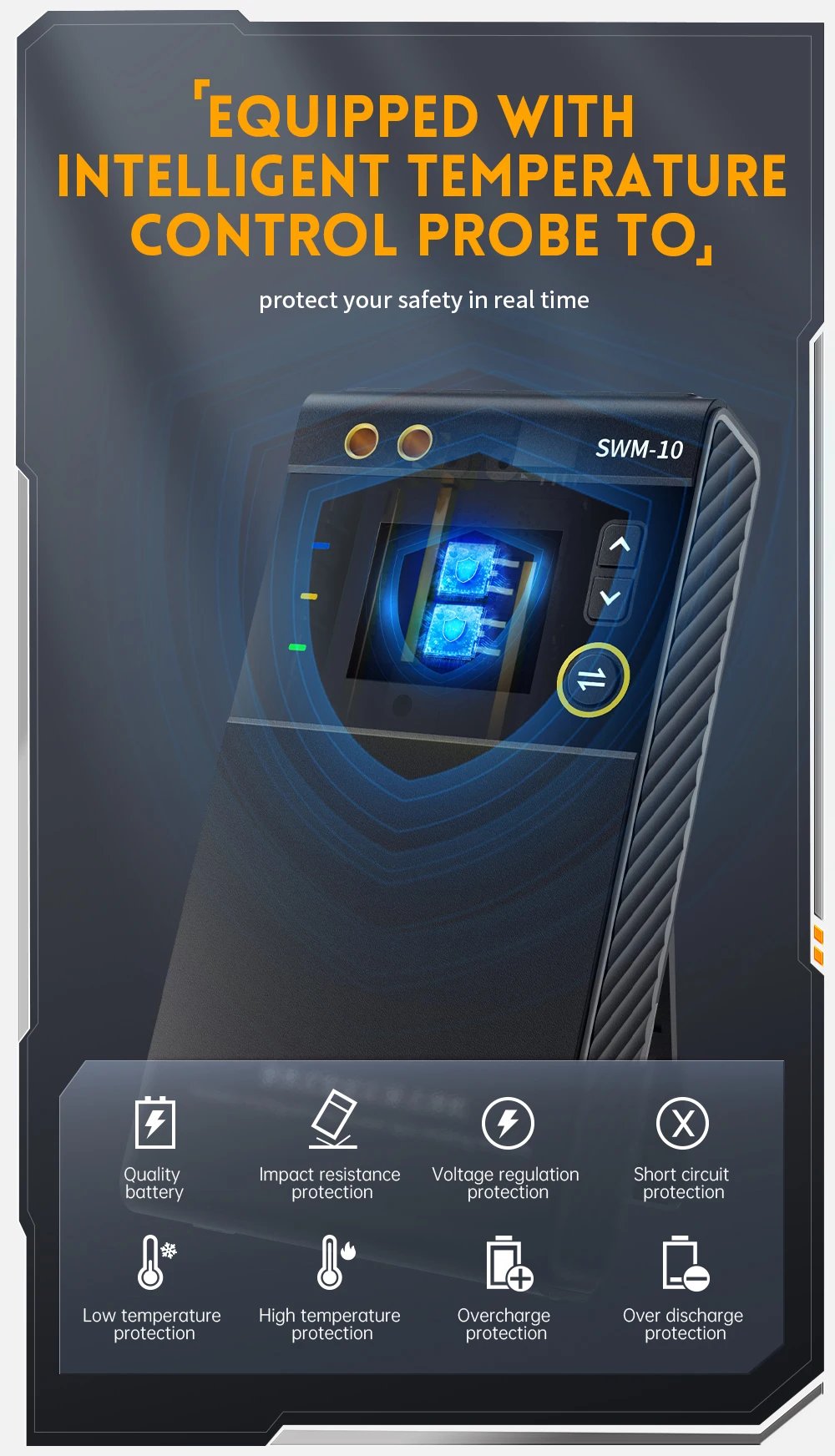 FNIRSI SWM-10 Portable Battery Spot Welder DIY Mini Welding Machine 18650 Battery Pack Welding Tool 5000mah Weldable 0.25mm